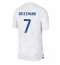 France Antoine Griezmann #7 Away Stadium Replica Jersey World Cup 2022 Short Sleeves