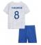 France Aurelien Tchouameni #8 Away Stadium Replica Jersey Kids World Cup 2022 Short Sleeves (+ pants)