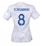 France Aurelien Tchouameni #8 Away Stadium Replica Jersey Women World Cup 2022 Short Sleeves