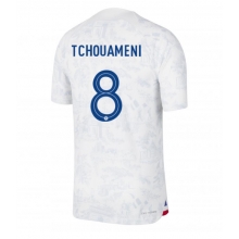 France Aurelien Tchouameni #8 Away Stadium Replica Jersey World Cup 2022 Short Sleeves