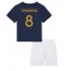 France Aurelien Tchouameni #8 Home Stadium Replica Jersey Kids World Cup 2022 Short Sleeves (+ pants)