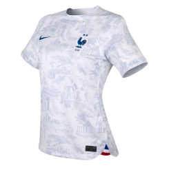 France Away Stadium Replica Jersey Women World Cup 2022 Short Sleeves