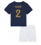 France Benjamin Pavard #2 Home Stadium Replica Jersey Kids World Cup 2022 Short Sleeves (+ pants)