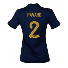 France Benjamin Pavard #2 Home Stadium Replica Jersey Women World Cup 2022 Short Sleeves