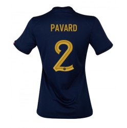 France Benjamin Pavard #2 Home Stadium Replica Jersey Women World Cup 2022 Short Sleeves