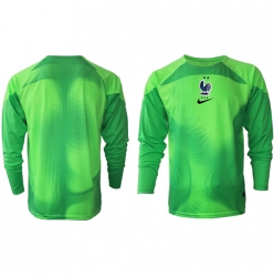 France Goalkeeper Away Stadium Replica Jersey World Cup 2022 Long Sleeves