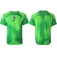 France Goalkeeper Away Stadium Replica Jersey World Cup 2022 Short Sleeves