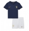 France Home Stadium Replica Jersey Kids World Cup 2022 Short Sleeves (+ pants)