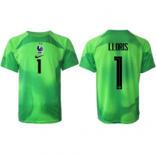 France Hugo Lloris #1 Goalkeeper Away Stadium Replica Jersey World Cup 2022 Short Sleeves