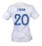 France Kingsley Coman #20 Away Stadium Replica Jersey Women World Cup 2022 Short Sleeves