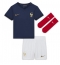 France Kingsley Coman #20 Home Stadium Replica Jersey Kids World Cup 2022 Short Sleeves (+ pants)