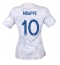 France Kylian Mbappe #10 Away Stadium Replica Jersey Women World Cup 2022 Short Sleeves