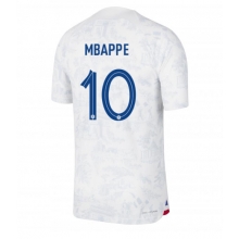 France Kylian Mbappe #10 Away Stadium Replica Jersey World Cup 2022 Short Sleeves