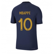 France Kylian Mbappe #10 Home Stadium Replica Jersey World Cup 2022 Short Sleeves