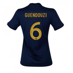 France Matteo Guendouzi #6 Home Stadium Replica Jersey Women World Cup 2022 Short Sleeves