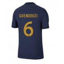 France Matteo Guendouzi #6 Home Stadium Replica Jersey World Cup 2022 Short Sleeves