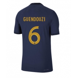 France Matteo Guendouzi #6 Home Stadium Replica Jersey World Cup 2022 Short Sleeves