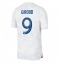 France Olivier Giroud #9 Away Stadium Replica Jersey World Cup 2022 Short Sleeves