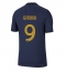 France Olivier Giroud #9 Home Stadium Replica Jersey World Cup 2022 Short Sleeves