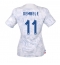 France Ousmane Dembele #11 Away Stadium Replica Jersey Women World Cup 2022 Short Sleeves