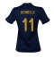 France Ousmane Dembele #11 Home Stadium Replica Jersey Women World Cup 2022 Short Sleeves