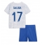 France William Saliba #17 Away Stadium Replica Jersey Kids World Cup 2022 Short Sleeves (+ pants)