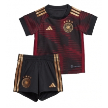 Germany Away Stadium Replica Jersey Kids World Cup 2022 Short Sleeves (+ pants)