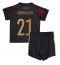 Germany Ilkay Gundogan #21 Away Stadium Replica Jersey Kids World Cup 2022 Short Sleeves (+ pants)