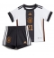 Germany Ilkay Gundogan #21 Home Stadium Replica Jersey Kids World Cup 2022 Short Sleeves (+ pants)