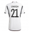 Germany Ilkay Gundogan #21 Home Stadium Replica Jersey World Cup 2022 Short Sleeves