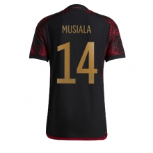 Germany Jamal Musiala #14 Away Stadium Replica Jersey World Cup 2022 Short Sleeves