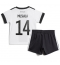 Germany Jamal Musiala #14 Home Stadium Replica Jersey Kids World Cup 2022 Short Sleeves (+ pants)