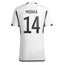 Germany Jamal Musiala #14 Home Stadium Replica Jersey World Cup 2022 Short Sleeves