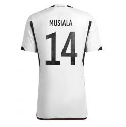 Germany Jamal Musiala #14 Home Stadium Replica Jersey World Cup 2022 Short Sleeves