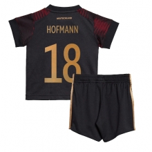 Germany Jonas Hofmann #18 Away Stadium Replica Jersey Kids World Cup 2022 Short Sleeves (+ pants)