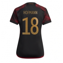 Germany Jonas Hofmann #18 Away Stadium Replica Jersey Women World Cup 2022 Short Sleeves