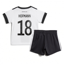 Germany Jonas Hofmann #18 Home Stadium Replica Jersey Kids World Cup 2022 Short Sleeves (+ pants)