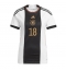 Germany Jonas Hofmann #18 Home Stadium Replica Jersey Women World Cup 2022 Short Sleeves