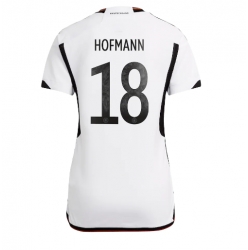 Germany Jonas Hofmann #18 Home Stadium Replica Jersey Women World Cup 2022 Short Sleeves