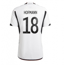 Germany Jonas Hofmann #18 Home Stadium Replica Jersey World Cup 2022 Short Sleeves