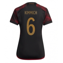 Germany Joshua Kimmich #6 Away Stadium Replica Jersey Women World Cup 2022 Short Sleeves