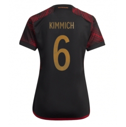 Germany Joshua Kimmich #6 Away Stadium Replica Jersey Women World Cup 2022 Short Sleeves