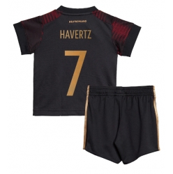 Germany Kai Havertz #7 Away Stadium Replica Jersey Kids World Cup 2022 Short Sleeves (+ pants)