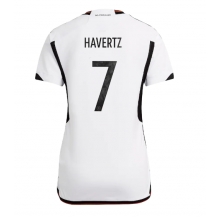 Germany Kai Havertz #7 Home Stadium Replica Jersey Women World Cup 2022 Short Sleeves