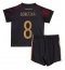 Germany Leon Goretzka #8 Away Stadium Replica Jersey Kids World Cup 2022 Short Sleeves (+ pants)