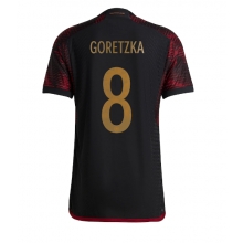 Germany Leon Goretzka #8 Away Stadium Replica Jersey World Cup 2022 Short Sleeves