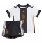 Germany Leon Goretzka #8 Home Stadium Replica Jersey Kids World Cup 2022 Short Sleeves (+ pants)