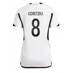 Germany Leon Goretzka #8 Home Stadium Replica Jersey Women World Cup 2022 Short Sleeves