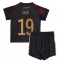 Germany Leroy Sane #19 Away Stadium Replica Jersey Kids World Cup 2022 Short Sleeves (+ pants)