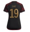 Germany Leroy Sane #19 Away Stadium Replica Jersey Women World Cup 2022 Short Sleeves